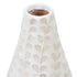Jarrón 18 x 18 x 52 cm Beige Nácar Madera MDF