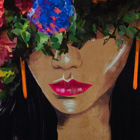 Lienzo 83 x 123 cm Mujer