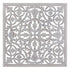 Decoración de Pared Blanco 60 x 1 x 60 cm DMF