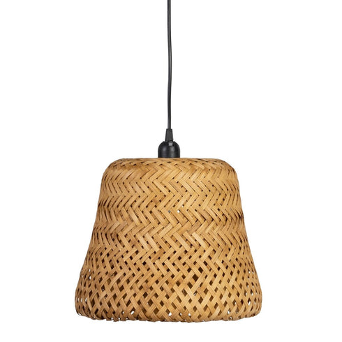 Lámpara de Techo 35,5 x 35,5 x 30,5 cm Natural Bambú (2 Unidades)