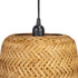 Lámpara de Techo 35,5 x 35,5 x 30,5 cm Natural Bambú (2 Unidades)