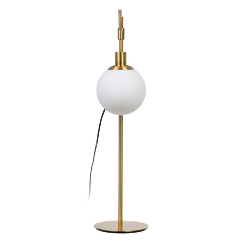 Lámpara de mesa Blanco Dorado Metal Cristal Hierro Hierro/Cristal 40 W 220 V 240 V 220 -240 V 24 x 17 x 65 cm