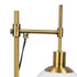 Lámpara de mesa Blanco Dorado Metal Cristal Hierro Hierro/Cristal 40 W 220 V 240 V 220 -240 V 24 x 17 x 65 cm