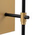 Lámpara de Pared 12 x 15 x 36 cm Negro Dorado Metal Clásico