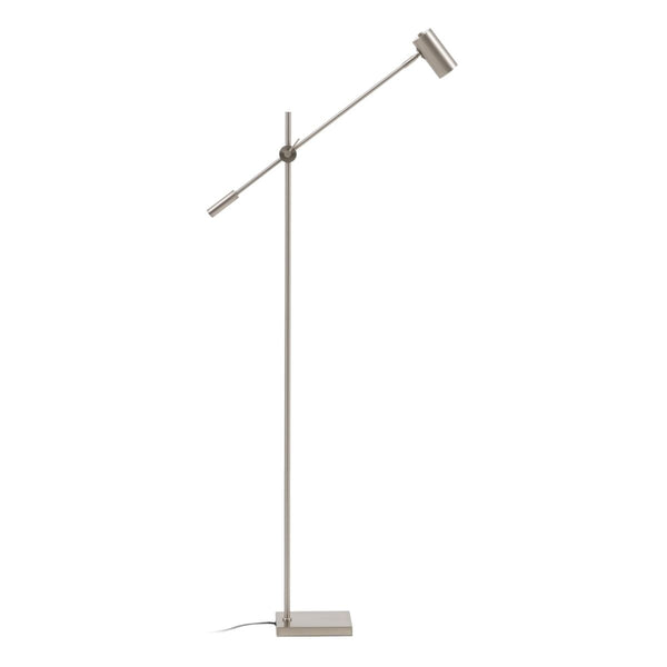 Lámpara de Pie 71 x 12 x 131 cm Metal Plata