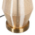 Lámpara de mesa Dorado Lino Metal Hierro 40 W 220 V 33 x 33 x 60 cm