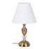 Lámpara de mesa Dorado Lino Metal Hierro 40 W 220 V 25 x 25 x 43 cm