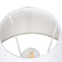 Lámpara de mesa Dorado Lino Metal Hierro 40 W 220 V 25 x 25 x 43 cm