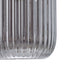 Lámpara de Techo Cristal Gris Dorado Metal 14 x 14 x 32 cm