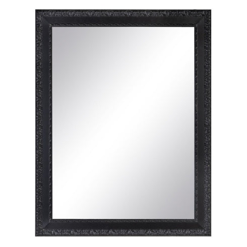 Espejo de pared Negro Madera Cristal 72,5 x 3 x 93 cm