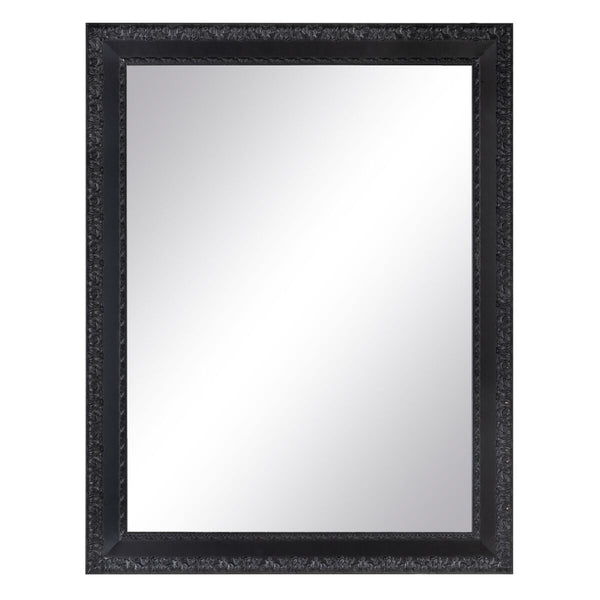 Espejo de pared Negro Madera Cristal 72,5 x 3 x 93 cm