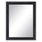 Espejo de pared Negro Madera Cristal 72,5 x 3 x 93 cm