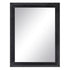 Espejo de pared Negro Madera Cristal 72,5 x 3 x 93 cm