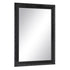 Espejo de pared Negro Madera Cristal 72,5 x 3 x 93 cm