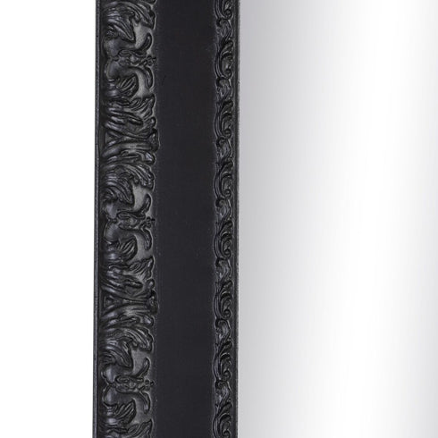 Espejo de pared Negro Madera Cristal 72,5 x 3 x 93 cm