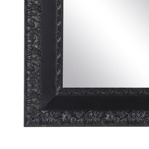 Espejo de pared Negro Madera Cristal 72,5 x 3 x 93 cm
