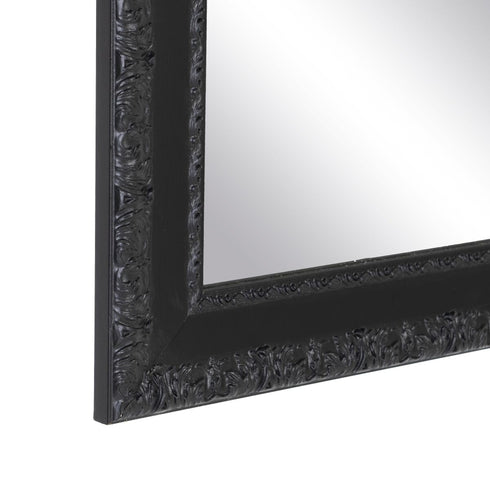 Espejo de pared Negro Madera Cristal 72,5 x 3 x 93 cm
