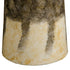 Jarrón Cristal Gris Crema 17 x 17 x 25 cm