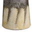 Jarrón Cristal Gris 18 x 18 x 31 cm Crema