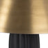 Lámpara de mesa Negro Dorado Metal 30 x 30 x 38 cm