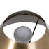 Lámpara de mesa Negro Dorado Metal 30 x 30 x 38 cm