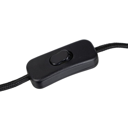 Lámpara de mesa Negro Dorado Metal 30 x 30 x 38 cm