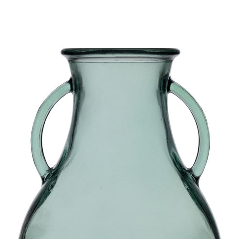 Jarrón Verde vidrio reciclado 20 x 20 x 32 cm