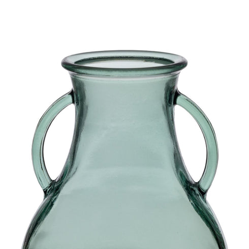 Jarrón Verde vidrio reciclado 20 x 20 x 32 cm