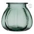 Jarrón vidrio reciclado Verde 18 x 18 x 16 cm