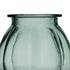 Jarrón vidrio reciclado Verde 18 x 18 x 16 cm