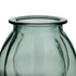 Jarrón vidrio reciclado Verde 18 x 18 x 16 cm