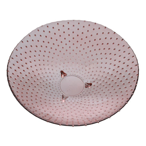 Centro de Mesa Rosa vidrio reciclado 40 x 40 x 11 cm