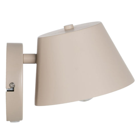 Lámpara de Pared Metal Crema 16 x 16 x 12 cm