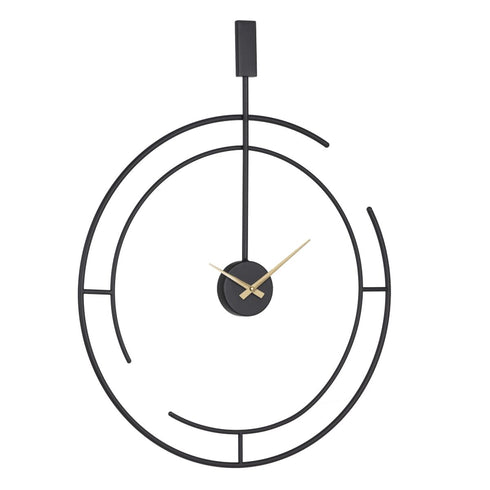 Reloj de Pared 60 x 5 x 76 cm Negro Metal