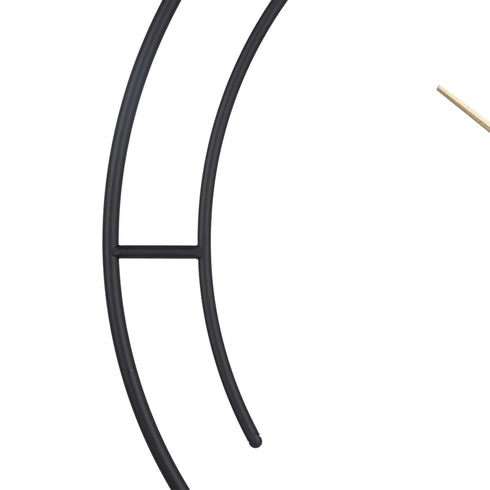 Reloj de Pared 60 x 5 x 76 cm Negro Metal