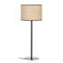 Lámpara de mesa Negro Beige Rafia Hierro Plástico 220-240 V 25 x 25 x 65 cm