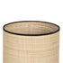 Lámpara de mesa Negro Beige Rafia Hierro Plástico 220-240 V 25 x 25 x 65 cm