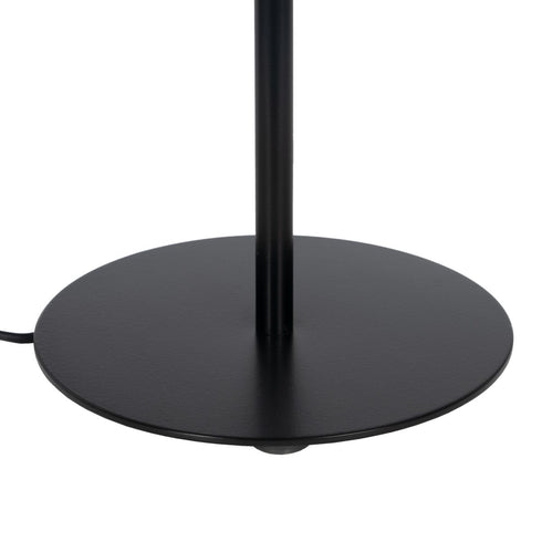 Lámpara de mesa Negro Beige Rafia Hierro Plástico 220-240 V 25 x 25 x 65 cm