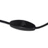 Lámpara de mesa Negro Beige Rafia Hierro Plástico 220-240 V 25 x 25 x 65 cm