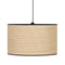 Lámpara de Techo Negro Natural Rafia Hierro Plástico 220-240 V 40 x 40 x 24 cm