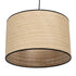 Lámpara de Techo Negro Natural Rafia Hierro Plástico 220-240 V 40 x 40 x 24 cm
