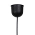 Lámpara de Techo Negro Natural Rafia Hierro Plástico 220-240 V 40 x 40 x 24 cm