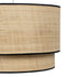 Lámpara de Techo Negro Natural Rafia Hierro Plástico 220-240 V 40 x 40 x 24 cm