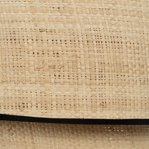 Lámpara de Techo Negro Natural Rafia Hierro Plástico 220-240 V 40 x 40 x 24 cm