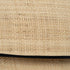 Lámpara de Techo Negro Natural Rafia Hierro Plástico 220-240 V 40 x 40 x 24 cm
