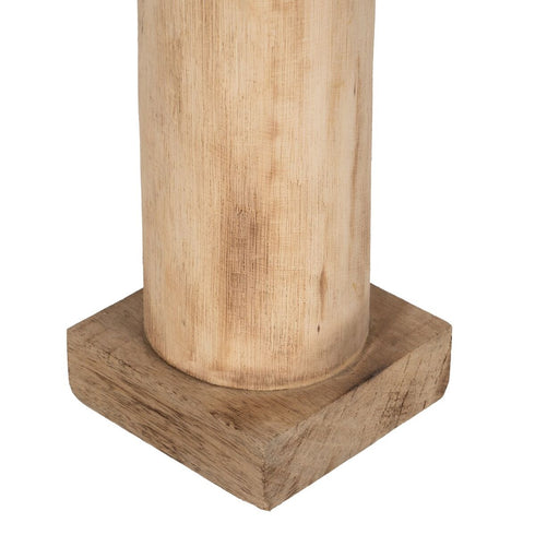 Figura Decorativa Negro Natural Hombre 14 x 10 x 66 cm