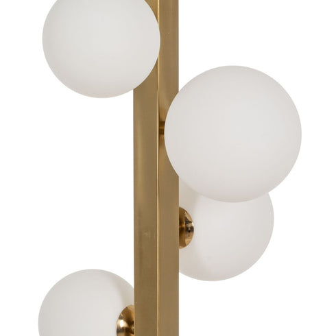 Lámpara de Techo Dorado Cristal Hierro 220-240 V 40 x 40 x 100 cm
