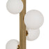 Lámpara de Techo Dorado Cristal Hierro 220-240 V 40 x 40 x 100 cm