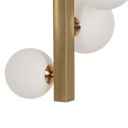 Lámpara de Techo Dorado Cristal Hierro 220-240 V 40 x 40 x 100 cm
