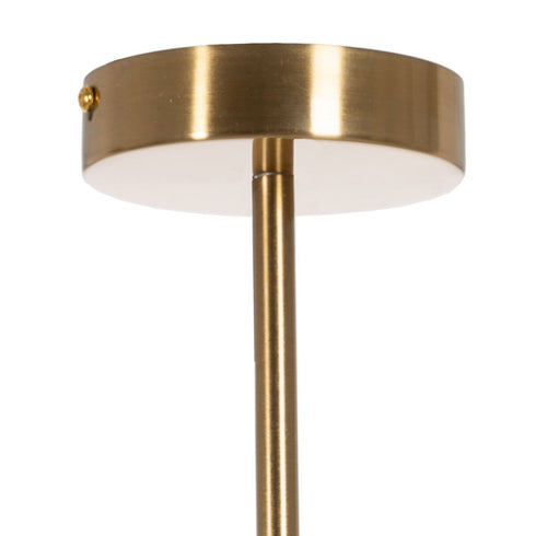 Lámpara de Techo Dorado Cristal Hierro 220-240 V 40 x 40 x 100 cm